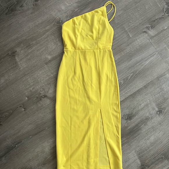 Yellow midi dress - Picture 5 of 5